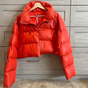 STAUD Ace cropped puffer jacket/coat (SIZE XL)
